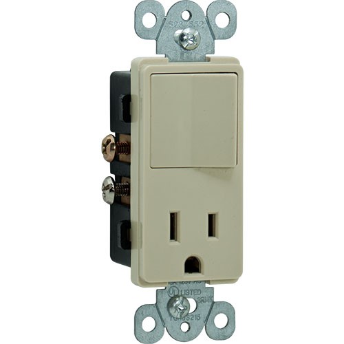 Combination Decorator Switch & Receptacle
