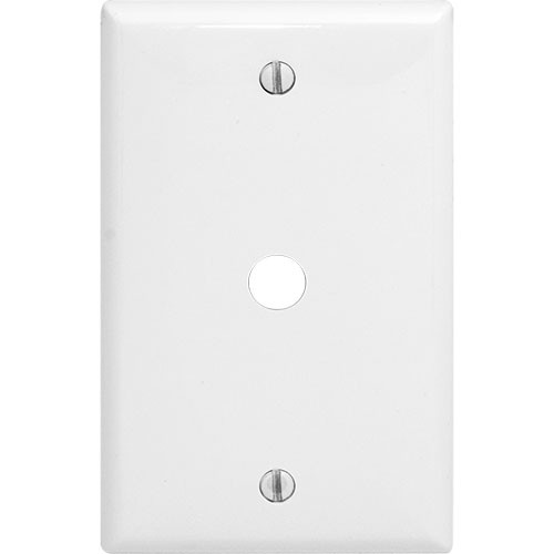 1-gang Phone/Cable Wallplate, Standard