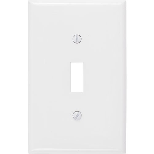 1-gang Toggle Switch Wallplate, Mid-Size
