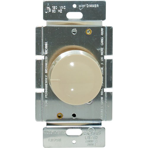 Rotary Dimmer, Incandescent, 600W