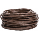 20/2 Thermostat Wire, Solid Bare Copper, 500FT Reel, Brown